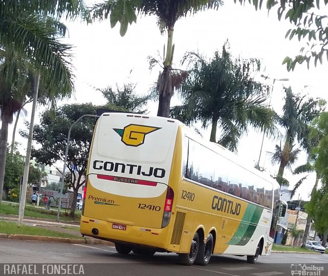 Empresa Gontijo de Transportes 12410 na cidade de Patos de Minas, Minas Gerais, Brasil, por RAFAEL  JUNIO FONSECA. Número da foto: #4066121.