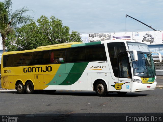 Empresa Gontijo de Transportes 11785 na cidade de Uberaba, Minas Gerais, Brasil, por Fernando Reis. ID da foto: 4067530.