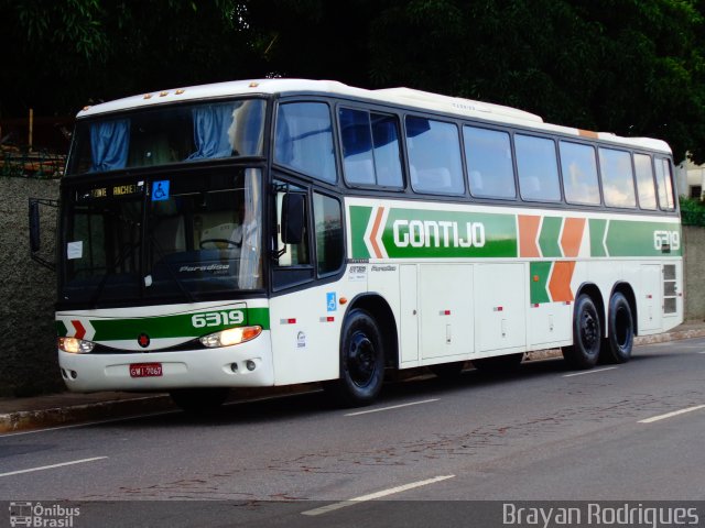 Empresa Gontijo de Transportes 6319 na cidade de Belo Horizonte, Minas Gerais, Brasil, por Brayan Rodrigues. ID da foto: 4067130.