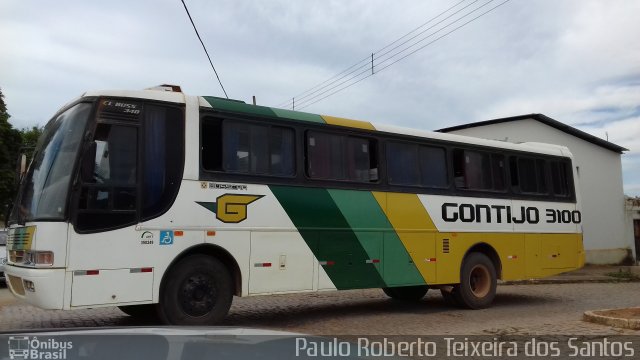 Empresa Gontijo de Transportes 3100 na cidade de Montalvânia, Minas Gerais, Brasil, por Paulo Roberto Teixeira dos Santos. ID da foto: 4066898.