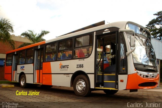 HP Transportes Coletivos 2366 na cidade de Goiânia, Goiás, Brasil, por Carlos Júnior. Número da foto: #4067655.