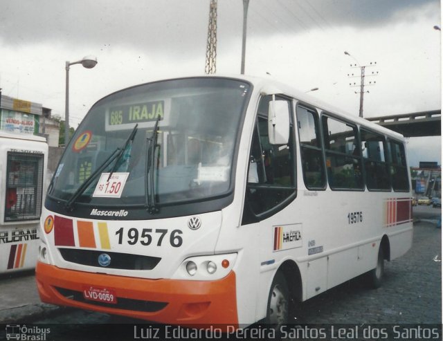 Transportes América 19576 na cidade de Rio de Janeiro, Rio de Janeiro, Brasil, por Luiz Eduardo Pereira Santos Leal dos Santos. Número da foto: #4067618.