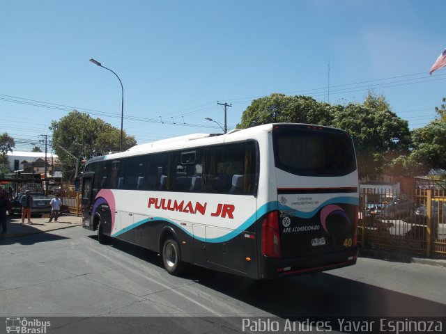 Pullman JR 40 na cidade de Chillán, Ñuble, Bío-Bío, Chile, por Pablo Andres Yavar Espinoza. Número da foto: #4068441.