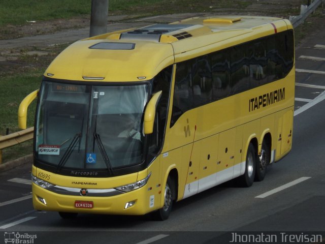 Viação Itapemirim 60695 na cidade de Lavrinhas, São Paulo, Brasil, por Jhonatan Diego da Silva Trevisan. ID da foto: 4067813.