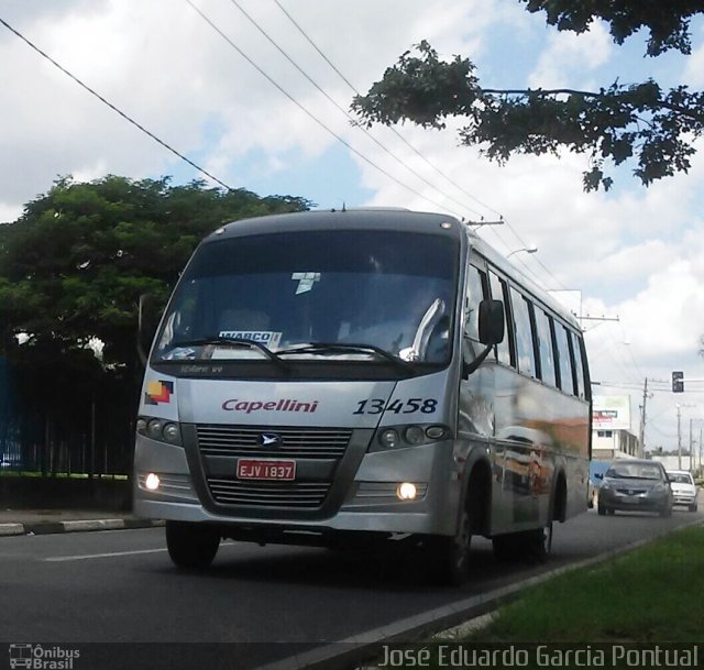 Transportes Capellini 13458 na cidade de Hortolândia, São Paulo, Brasil, por José Eduardo Garcia Pontual. ID da foto: 4068937.