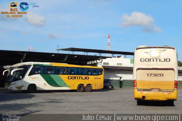 Empresa Gontijo de Transportes 17320 na cidade de Aracaju, Sergipe, Brasil, por Julio Cesar  Barbosa Martins. Número da foto: #4070916.