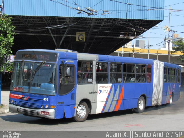 Viação São Camilo 465 na cidade de Santo André, São Paulo, Brasil, por Adam Xavier Rodrigues Lima. ID da foto: 4070591.