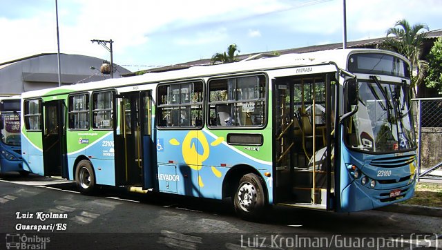 Viação Grande Vitória 23100 na cidade de Guarapari, Espírito Santo, Brasil, por Luiz Krolman. ID da foto: 4069732.