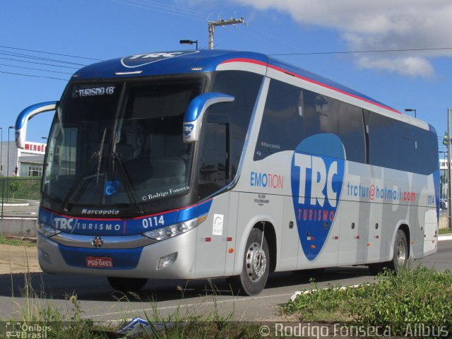 TRC Turismo 0114 na cidade de Caruaru, Pernambuco, Brasil, por Rodrigo Fonseca. ID da foto: 4070778.