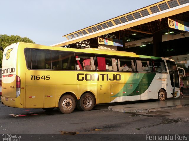 Empresa Gontijo de Transportes 11645 na cidade de Uberaba, Minas Gerais, Brasil, por Fernando Reis. ID da foto: 4033377.