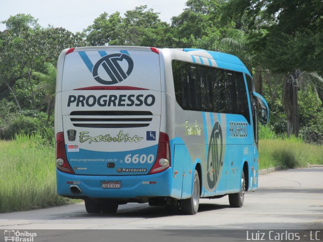 Auto Viação Progresso 6600 na cidade de Recife, Pernambuco, Brasil, por Luiz Carlos de Santana. ID da foto: 4033600.