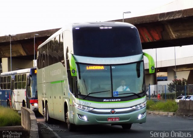 Viação Garcia 7887 na cidade de Campinas, São Paulo, Brasil, por Sérgio de Sousa Elias. ID da foto: 4034815.