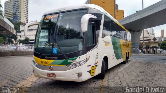 Empresa Gontijo de Transportes 18160 na cidade de Belo Horizonte, Minas Gerais, Brasil, por Gabriel Oliveira. Número da foto: #4035077.