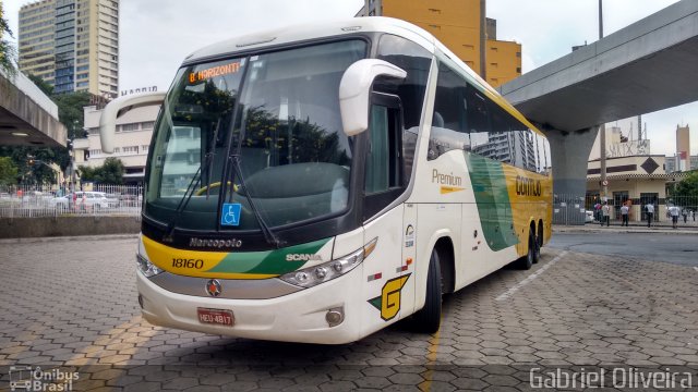 Empresa Gontijo de Transportes 18160 na cidade de Belo Horizonte, Minas Gerais, Brasil, por Gabriel Oliveira. ID da foto: 4035077.