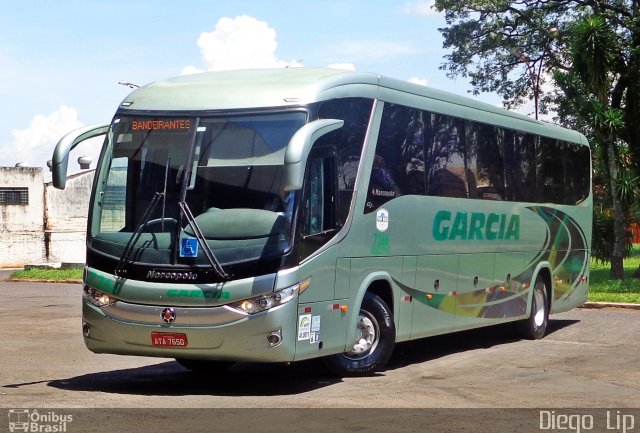 Viação Garcia 7366 na cidade de Ourinhos, São Paulo, Brasil, por Diego Lip. Número da foto: #4034739.