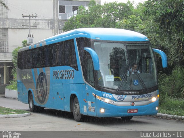 Auto Viação Progresso 6170 na cidade de Recife, Pernambuco, Brasil, por Luiz Carlos de Santana. Número da foto: #4033594.