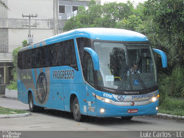 Auto Viação Progresso 6170 na cidade de Recife, Pernambuco, Brasil, por Luiz Carlos de Santana. ID da foto: 4033594.