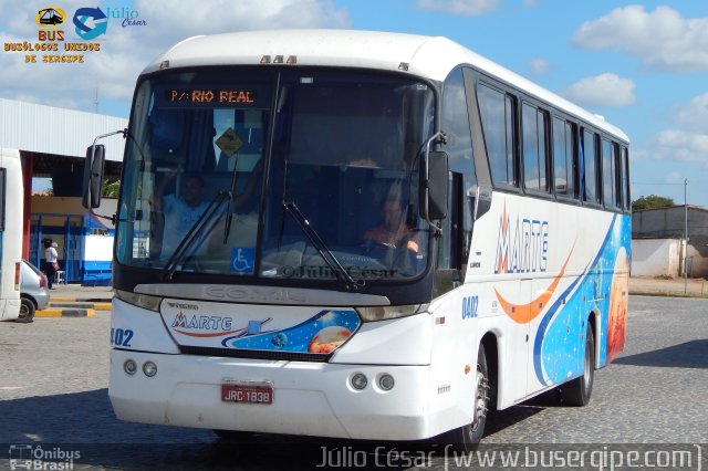 Marte Transportes 0402 na cidade de Esplanada, Bahia, Brasil, por Julio Cesar  Barbosa Martins. Número da foto: #4033658.