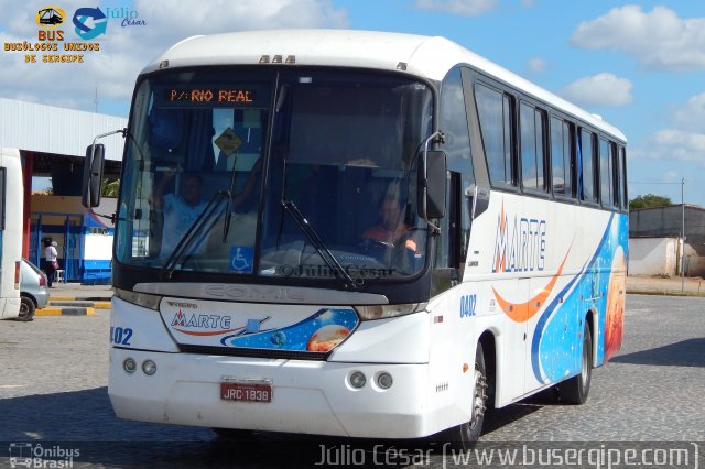 Marte Transportes 0402 na cidade de Esplanada, Bahia, Brasil, por Julio Cesar  Barbosa Martins. ID da foto: 4033658.