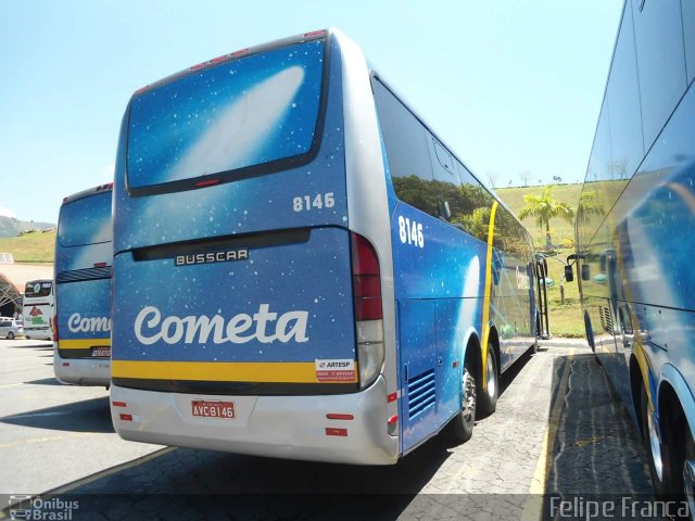 Viação Cometa 8146 na cidade de São Paulo, São Paulo, Brasil, por Felipe França. Número da foto: #4034161.