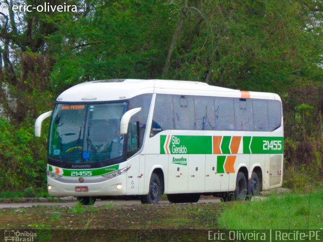 Cia. São Geraldo de Viação 21455 na cidade de Recife, Pernambuco, Brasil, por Eric Oliveira. Número da foto: #4034992.