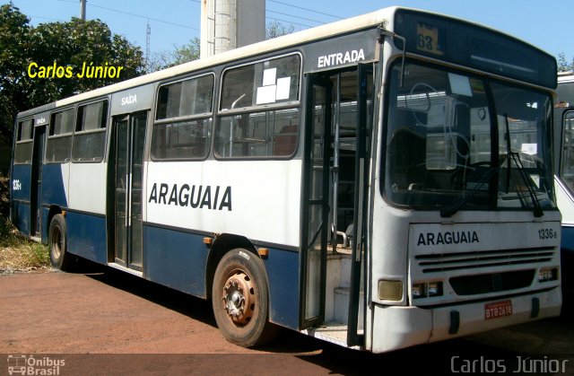 Rápido Araguaia 1336-8 na cidade de Goiânia, Goiás, Brasil, por Carlos Júnior. ID da foto: 4033431.