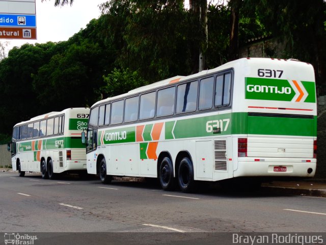Empresa Gontijo de Transportes 6317 na cidade de Belo Horizonte, Minas Gerais, Brasil, por Brayan Rodrigues. Número da foto: #4072784.