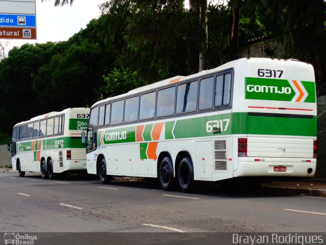 Empresa Gontijo de Transportes 6317 na cidade de Belo Horizonte, Minas Gerais, Brasil, por Brayan Rodrigues. ID da foto: 4072784.