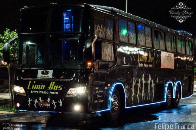 Limo Bus Turismo 4150 na cidade de Rio de Janeiro, Rio de Janeiro, Brasil, por Felipe França. Número da foto: #4071968.