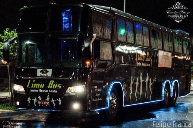 Limo Bus Turismo 4150 na cidade de Rio de Janeiro, Rio de Janeiro, Brasil, por Felipe França. ID da foto: 4071968.