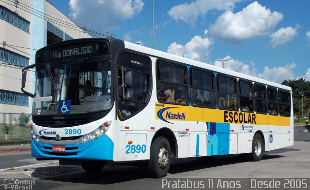 Nardelli Fretamento e Turismo 2890 na cidade de Salto, São Paulo, Brasil, por Cristiano Soares da Silva. Número da foto: #4071412.
