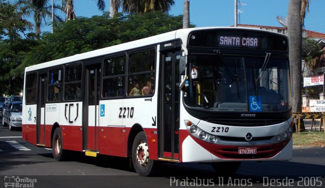 Auto Ônibus Macacari 2210 na cidade de Jaú, São Paulo, Brasil, por Cristiano Soares da Silva. ID da foto: 4071382.