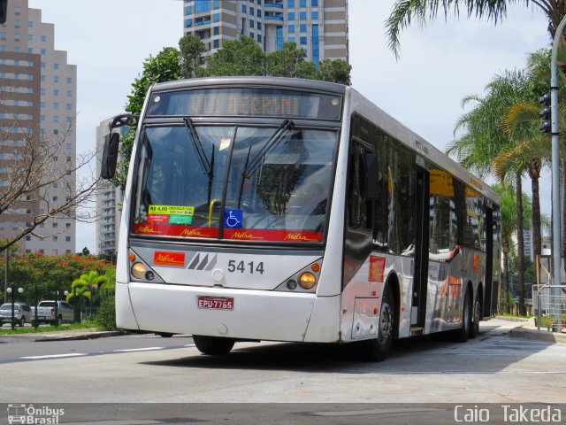 Metra - Sistema Metropolitano de Transporte 5414 na cidade de São Paulo, São Paulo, Brasil, por Caio  Takeda. ID da foto: 4072595.