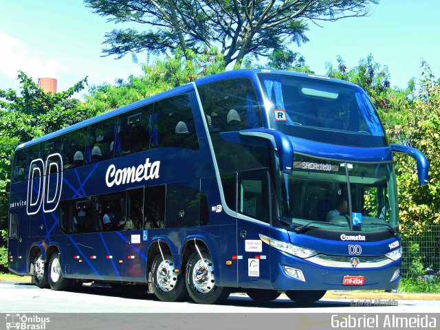 Viação Cometa 14300 na cidade de São Paulo, São Paulo, Brasil, por Gabriel Almeida. Número da foto: #4072311.