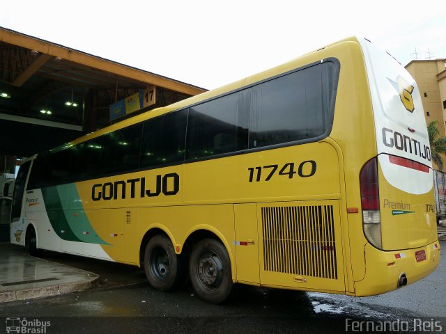 Empresa Gontijo de Transportes 11740 na cidade de Uberaba, Minas Gerais, Brasil, por Fernando Reis. Número da foto: #4073758.