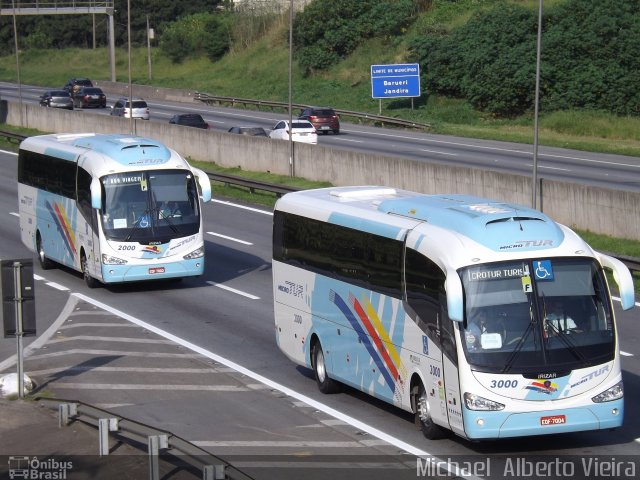 Microtur Transportadora Turística 3000 na cidade de Barueri, São Paulo, Brasil, por Michael  Alberto Vieira. Número da foto: #4074540.