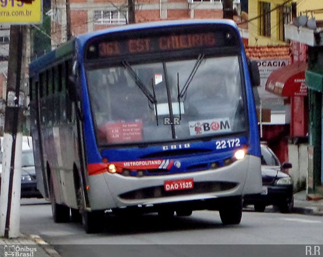 Viação Cidade de Caieiras 22.172 na cidade de Caieiras, São Paulo, Brasil, por Edson Luiz da Silva Junior. Número da foto: #4073959.