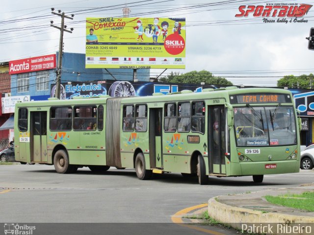TCM - Transportes Coletivos Maranhense 39-126 na cidade de São Luís, Maranhão, Brasil, por Patrick Ribeiro. Número da foto: #4073545.