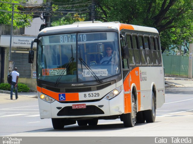 Auto Viação Transcap 8 5329 na cidade de São Paulo, São Paulo, Brasil, por Caio  Takeda. ID da foto: 4074509.