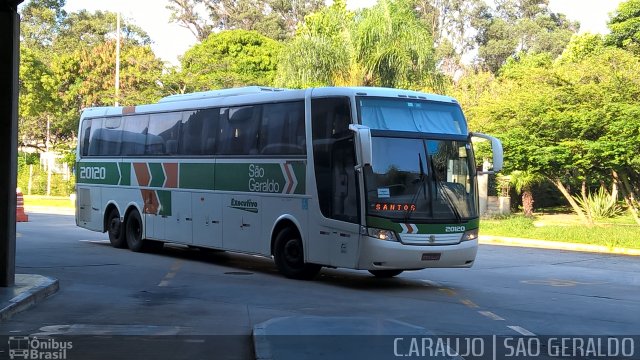 Cia. São Geraldo de Viação 20120 na cidade de São Paulo, São Paulo, Brasil, por Cainã Marcos de Araujo. Número da foto: #4077105.