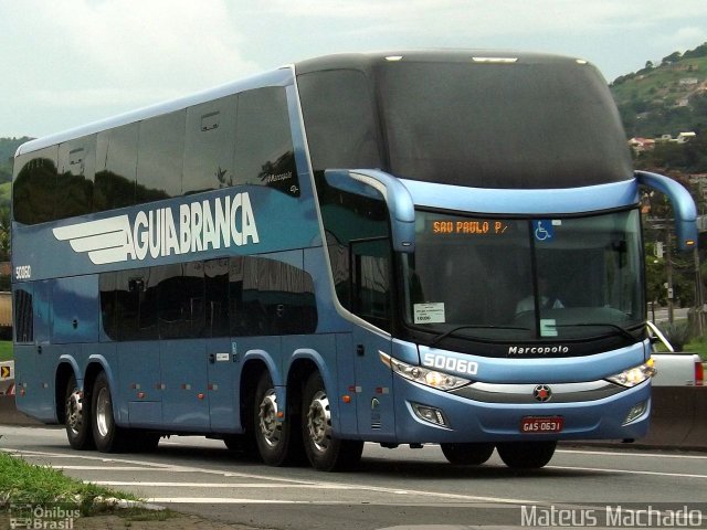 Viação Águia Branca 50060 na cidade de Barra Mansa, Rio de Janeiro, Brasil, por Mateus Machado. Número da foto: #4076871.