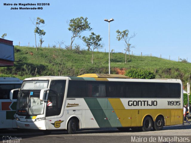 Empresa Gontijo de Transportes 11935 na cidade de João Monlevade, Minas Gerais, Brasil, por Mairo de Magalhães. ID da foto: 4076493.