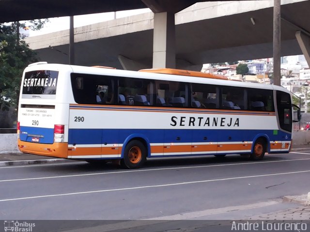 Viação Sertaneja 290 na cidade de Belo Horizonte, Minas Gerais, Brasil, por André Lourenço de Freitas. Número da foto: #4075415.