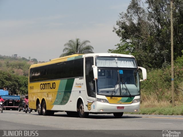 Empresa Gontijo de Transportes 11560 na cidade de Sabará, Minas Gerais, Brasil, por JUNIOR JUNIOR. ID da foto: 4077839.