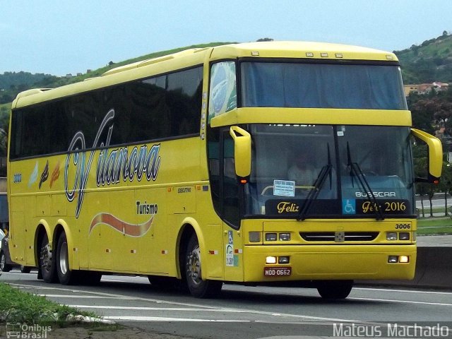 Vilanova Turismo 3006 na cidade de Barra Mansa, Rio de Janeiro, Brasil, por Mateus Machado. Número da foto: #4078714.