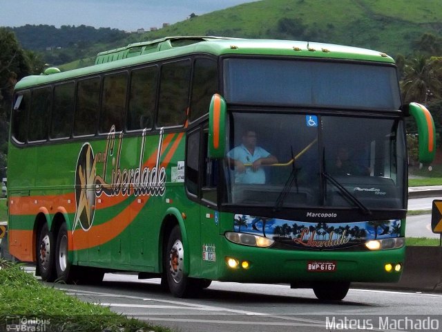 Viação Liberdade 6167 na cidade de Barra Mansa, Rio de Janeiro, Brasil, por Mateus Machado. Número da foto: #4078701.