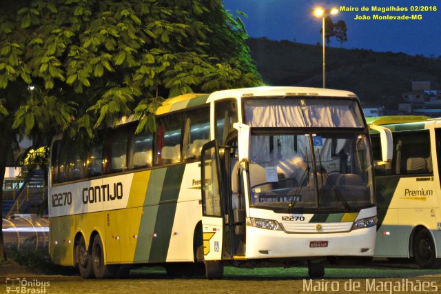 Empresa Gontijo de Transportes 12270 na cidade de João Monlevade, Minas Gerais, Brasil, por Mairo de Magalhães. Número da foto: #4077437.