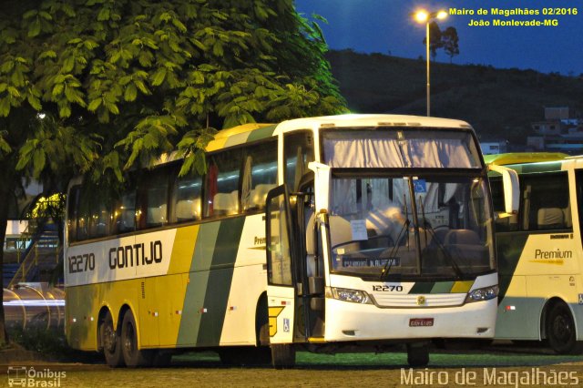 Empresa Gontijo de Transportes 12270 na cidade de João Monlevade, Minas Gerais, Brasil, por Mairo de Magalhães. ID da foto: 4077437.