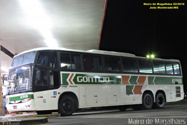 Empresa Gontijo de Transportes 6319 na cidade de João Monlevade, Minas Gerais, Brasil, por Mairo de Magalhães. Número da foto: #4077843.