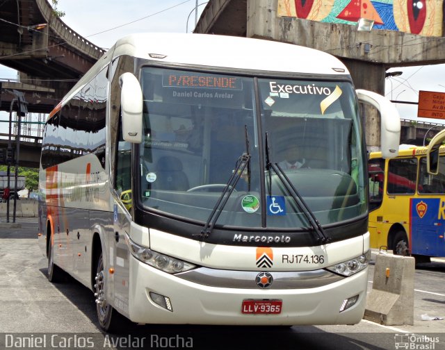 Viação Cidade do Aço RJ 174.136 na cidade de Rio de Janeiro, Rio de Janeiro, Brasil, por Daniel Carlos  Avelar Rocha. Número da foto: #4078676.